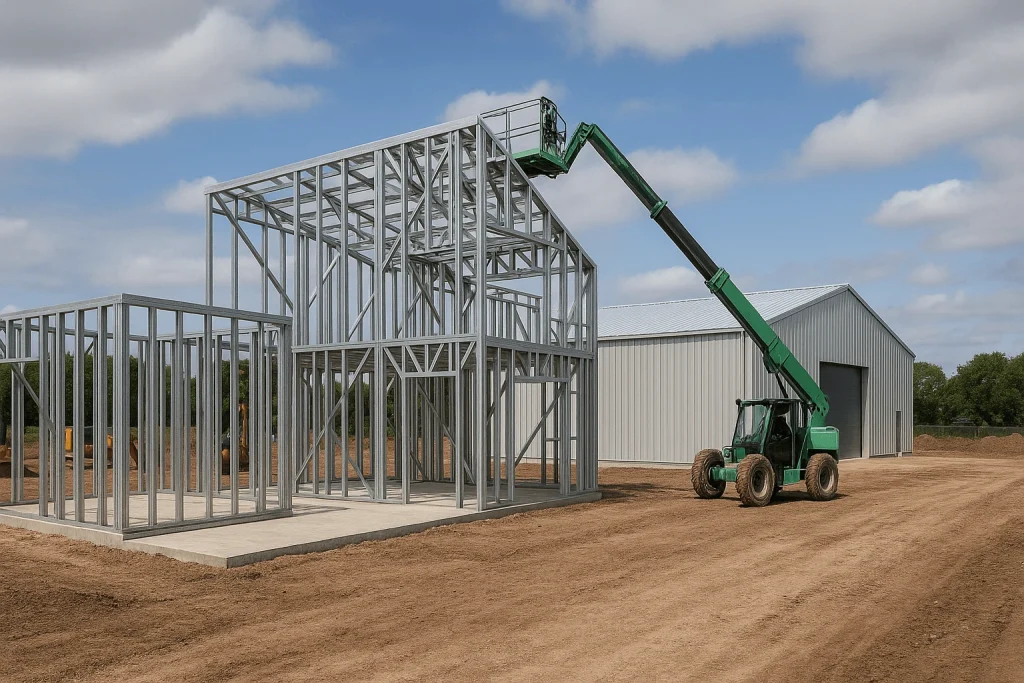 مراحل ساخت سوله LSF (Light Steel Frame)